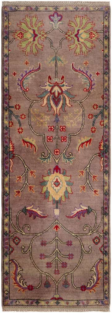 2' 2 x 5' 9 Hand Knotted Kazak Runner Rug