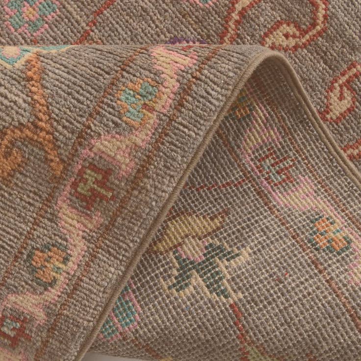 Detail image of 2' x 5' 11 Hand Knotted Kazak Runner Rug