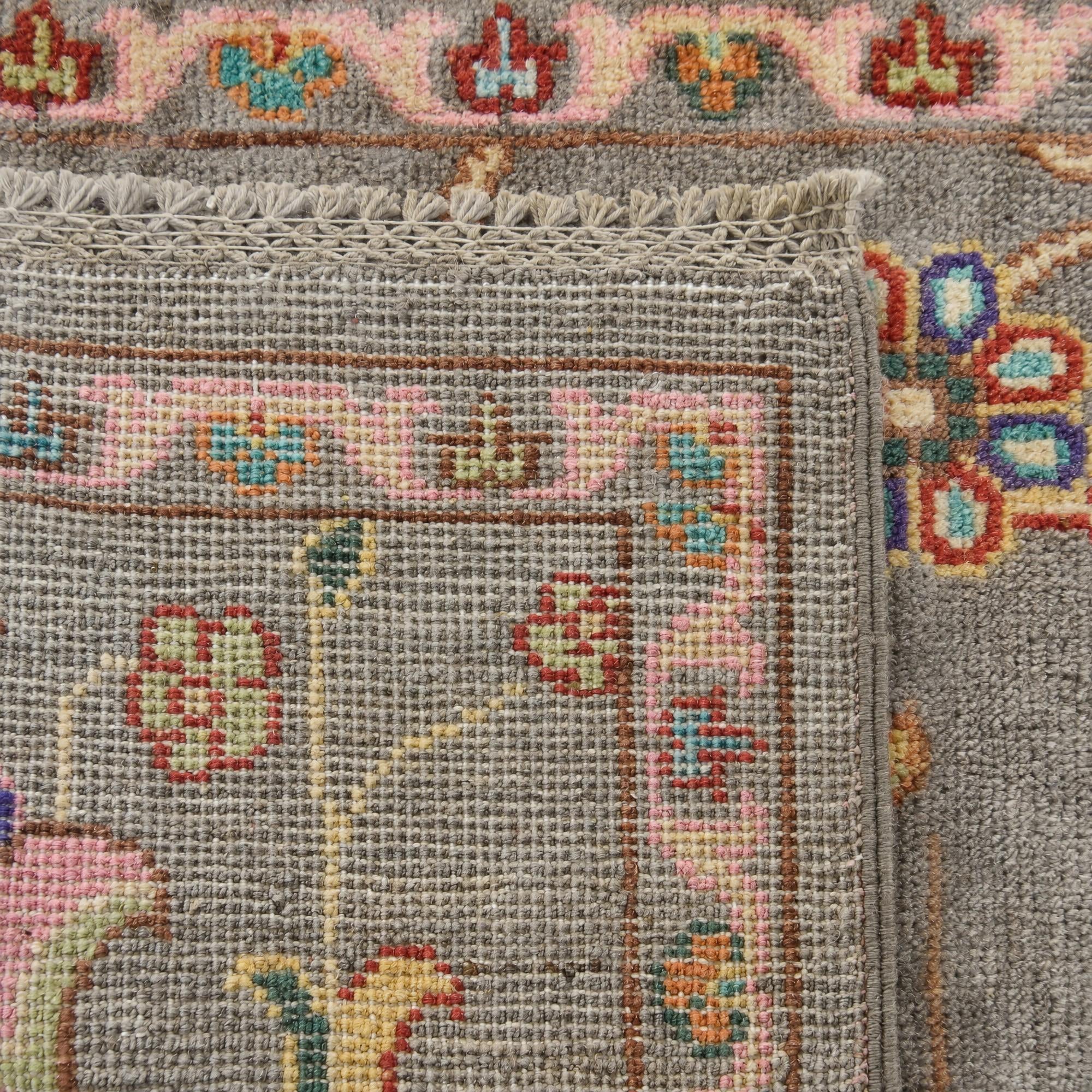 Detail image 12 of 12: 2' x 5' 11 Hand Knotted Kazak Runner Rug