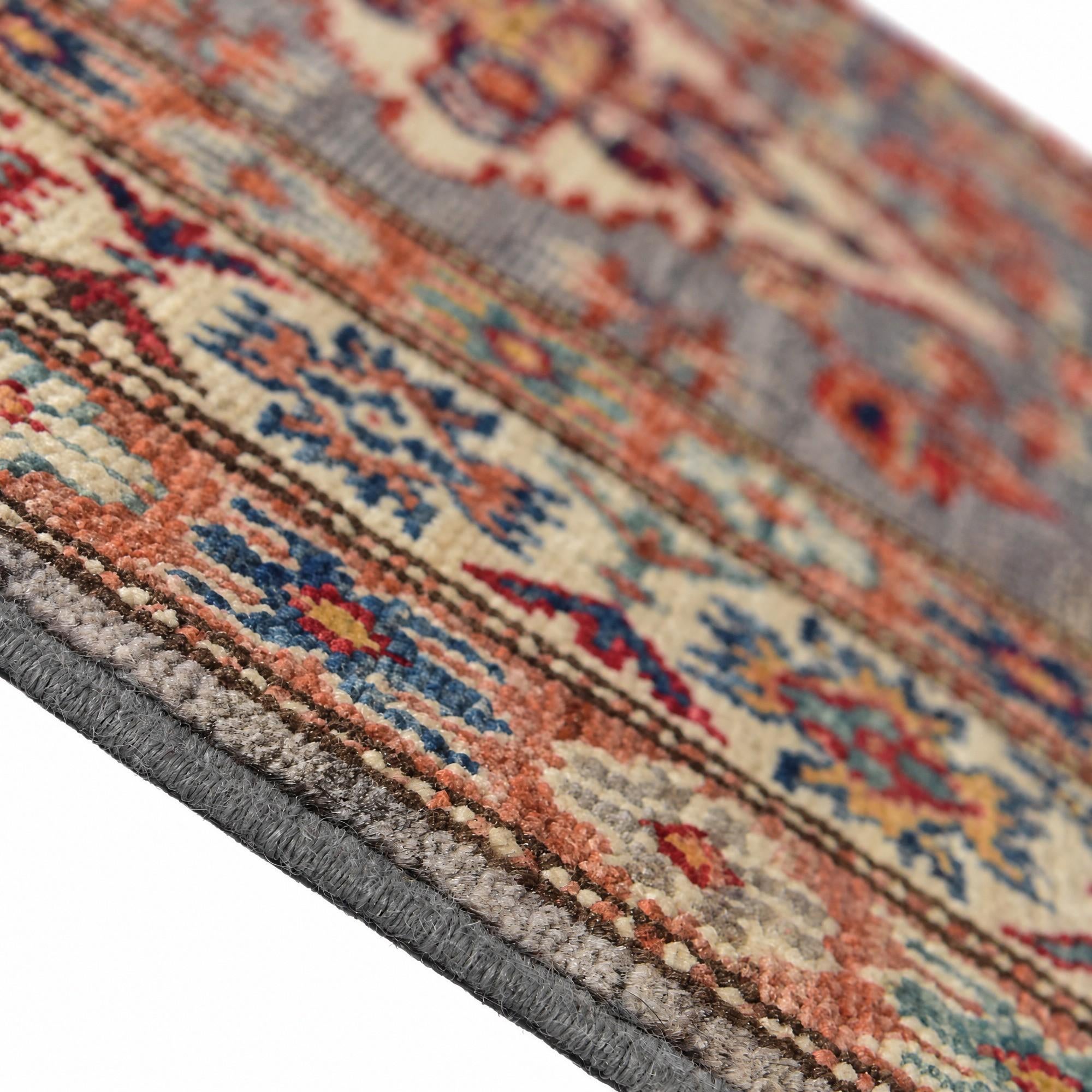 85cm x 290cm Hand Knotted Kazak Runner Rug