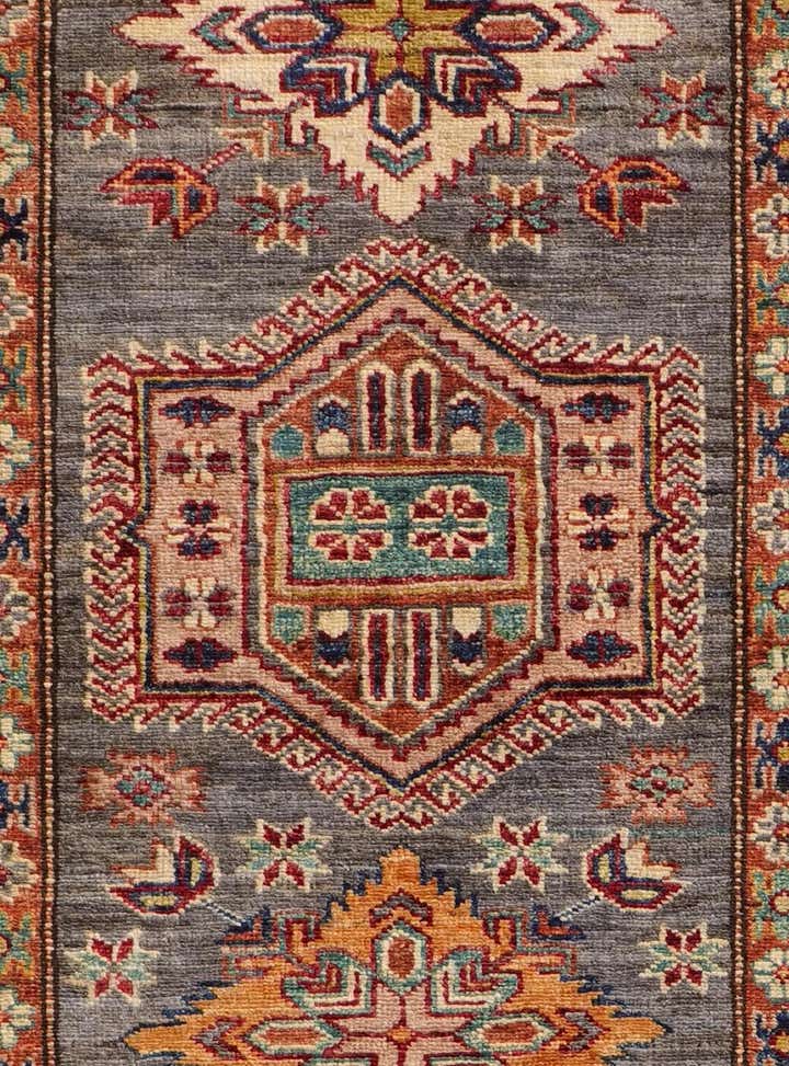 2' 10 x 9' 6 Hand Knotted Kazak Runner Rug