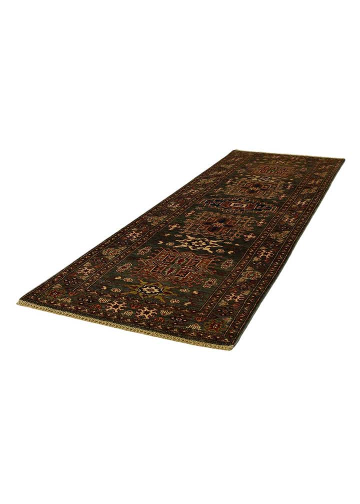 2' 9 x 8' 4 Hand Knotted Kazak Runner Rug