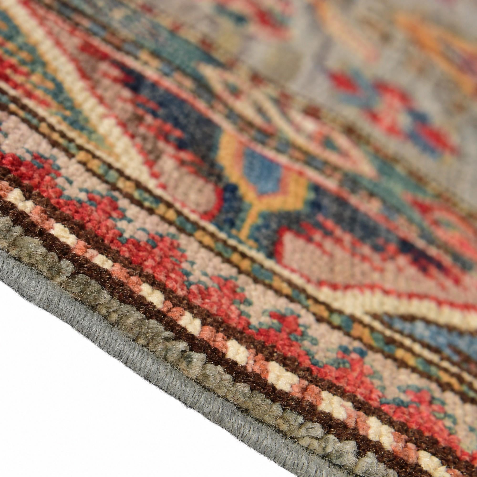 85cm x 270cm Hand Knotted Kazak Runner Rug