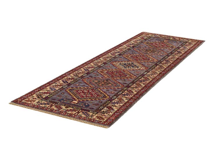 Detail image of 2' 8 x 8' 6 Hand Knotted Kazak Runner Rug