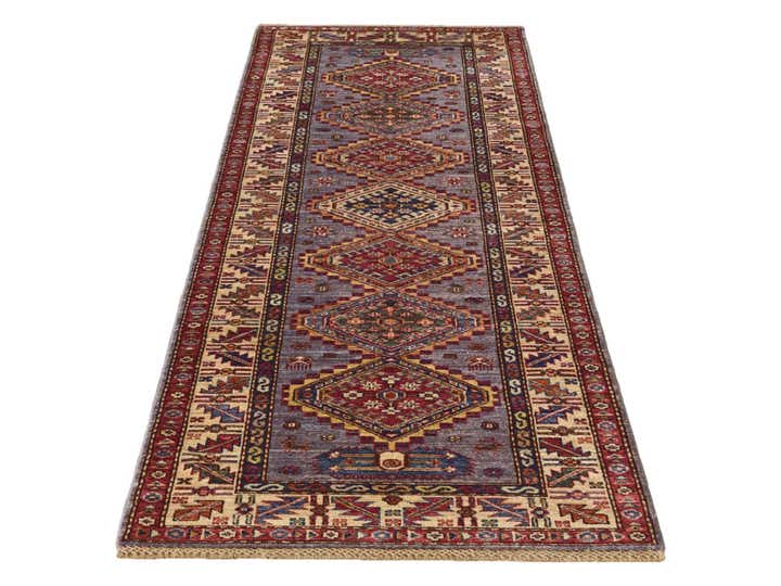 2' 8 x 8' 6 Hand Knotted Kazak Runner Rug