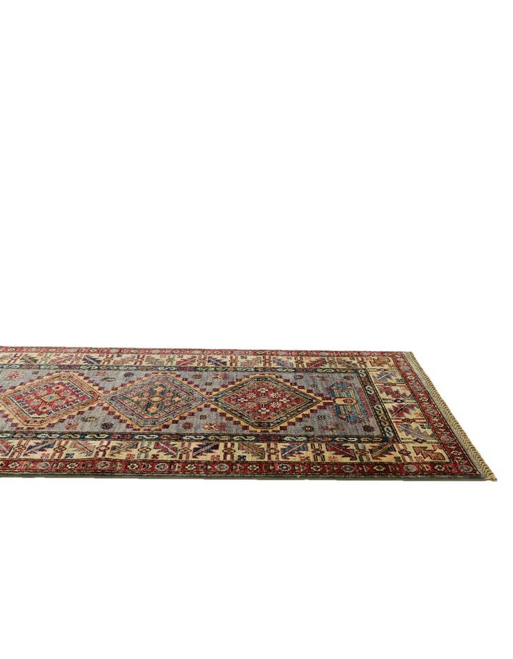 Detail image of 2' 8 x 8' 6 Hand Knotted Kazak Runner Rug