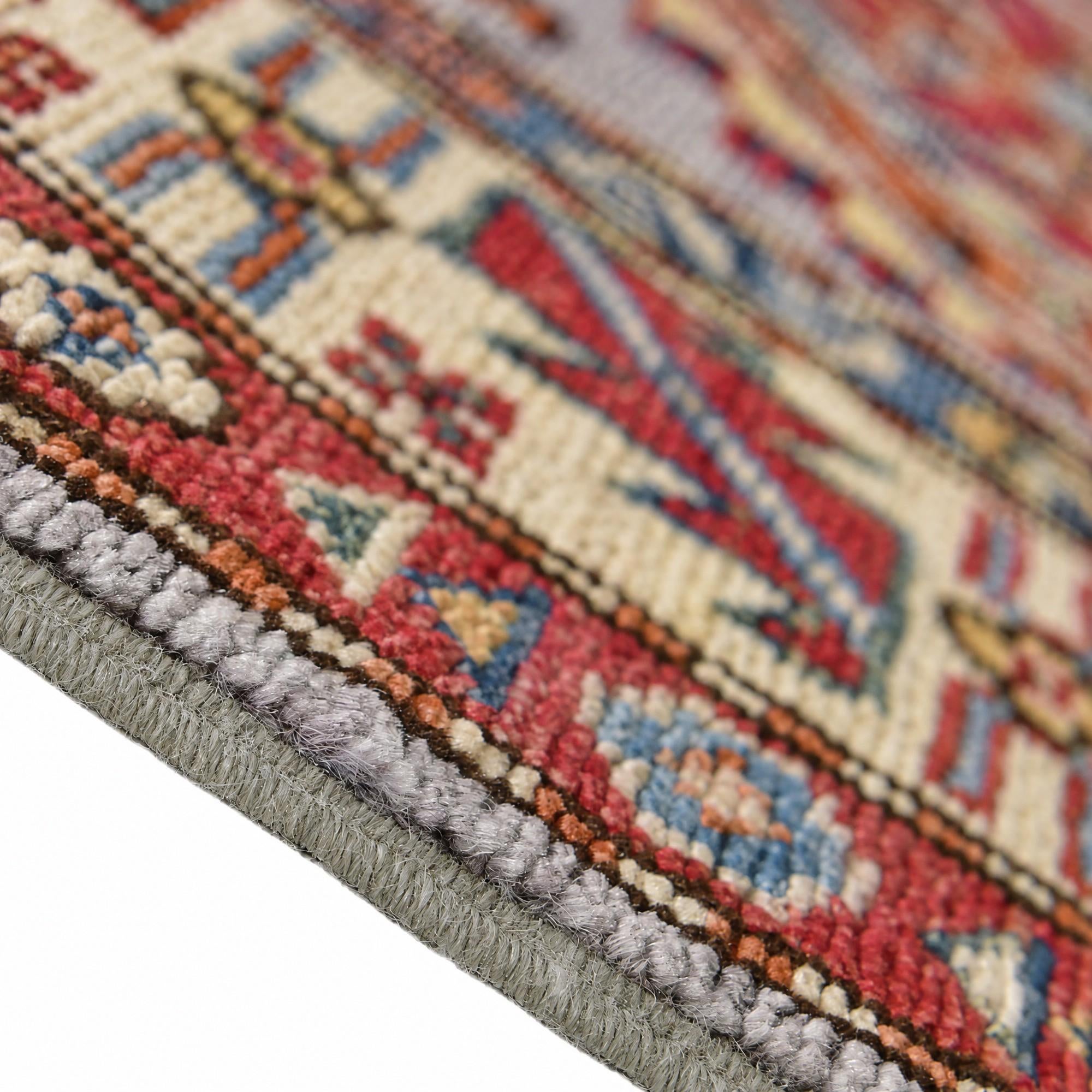 80cm x 260cm anudado a mano Kazak Alfombra Pasillera