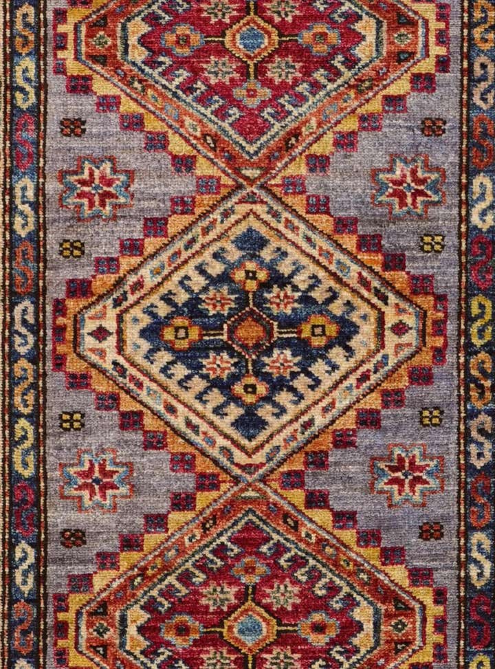 2' 8 x 8' 6 Hand Knotted Kazak Runner Rug