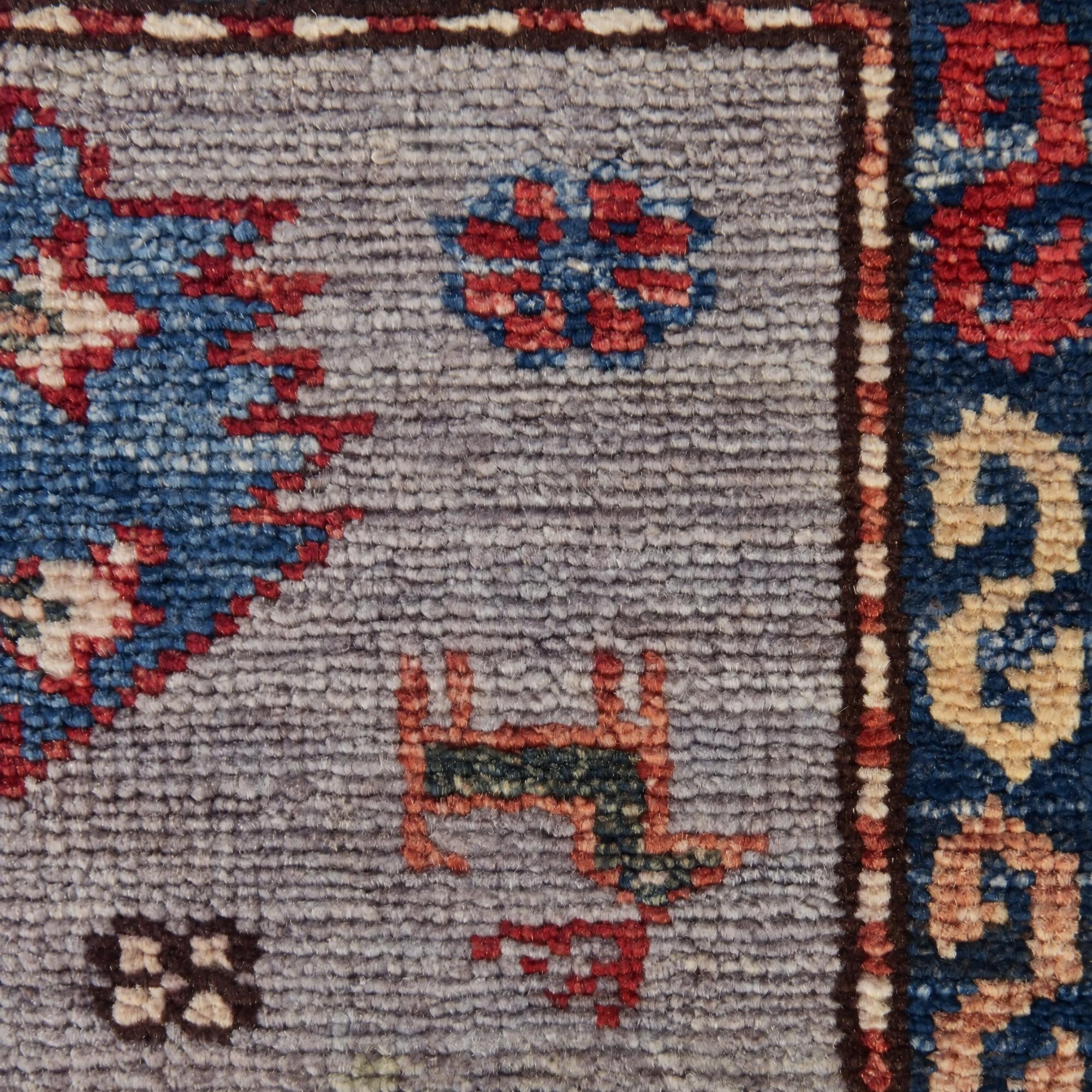 80cm x 260cm anudado a mano Kazak Alfombra Pasillera