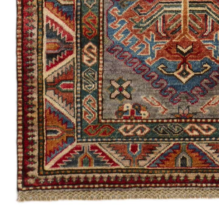 2' 8 x 8' 10 Hand Knotted Kazak Runner Rug