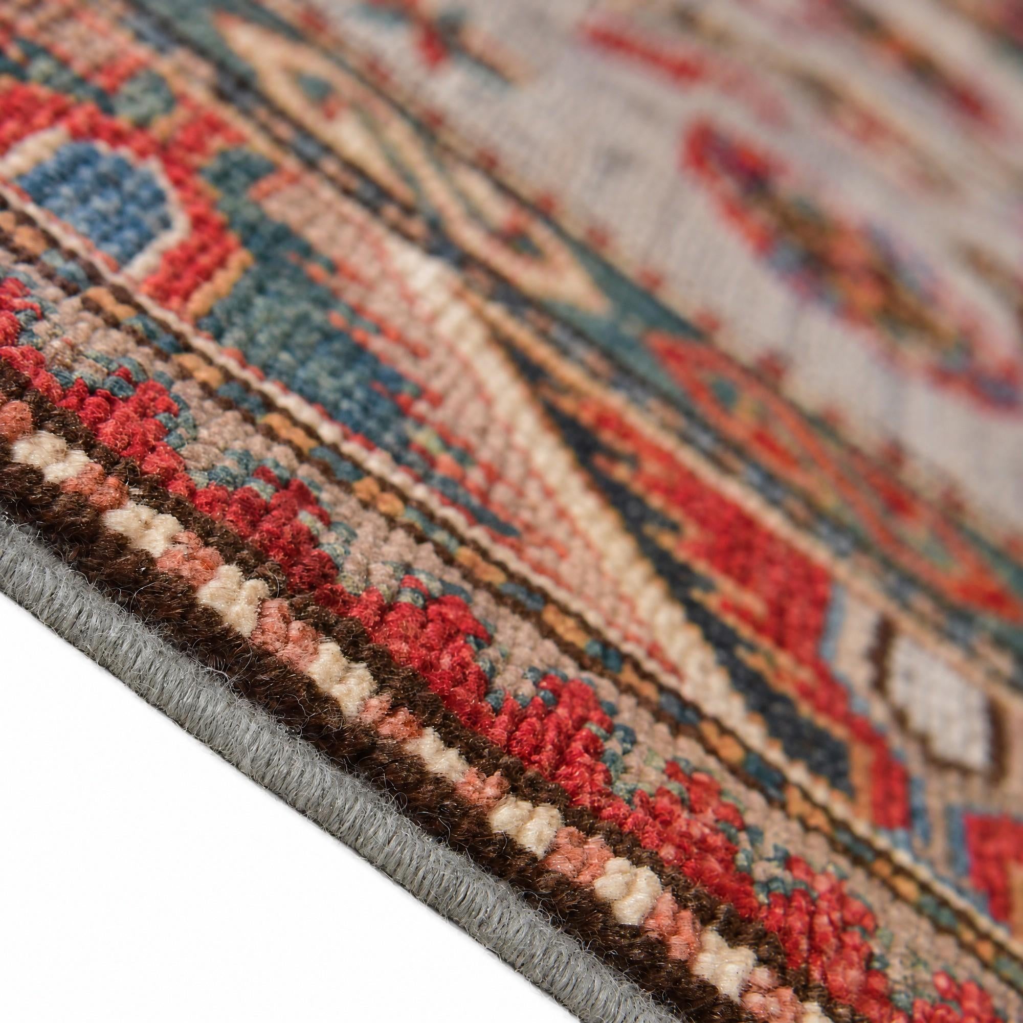 80cm x 270cm anudado a mano Kazak Alfombra Pasillera