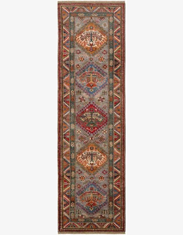 2' 8 x 8' 10 Hand Knotted Kazak Runner Rug