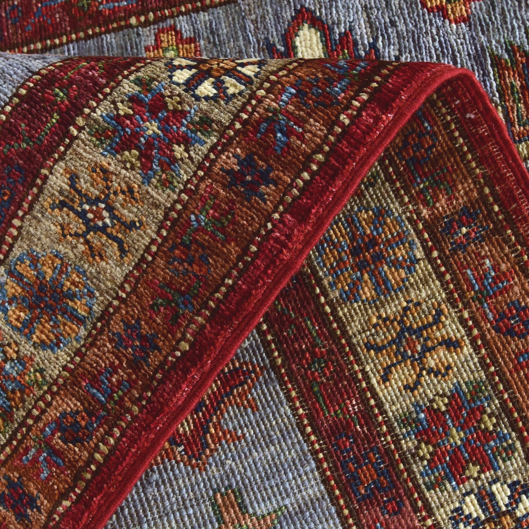 2' 8 x 10' Hand Knotted Kazak Runner Rug