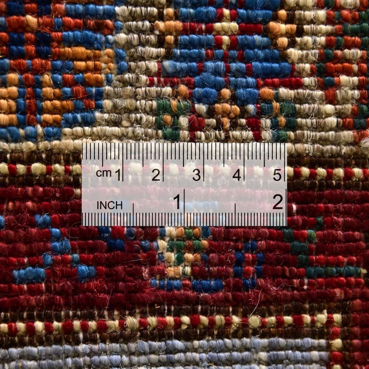 Detail image of 2' 8 x 10' Hand Knotted Kazak Runner Rug