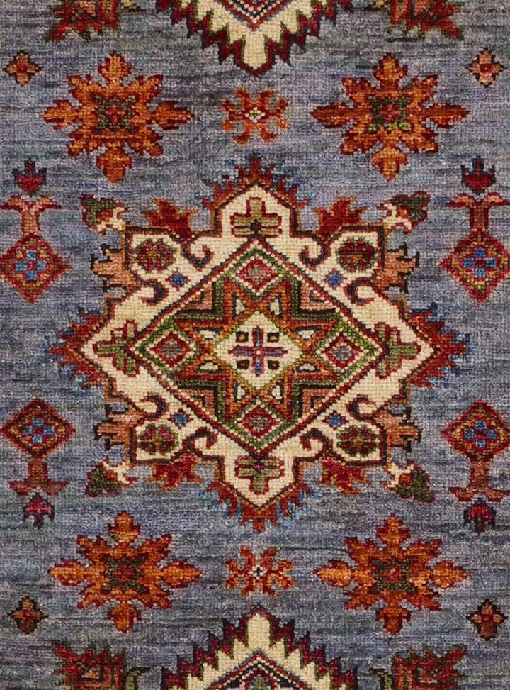 2' 8 x 10' Hand Knotted Kazak Runner Rug