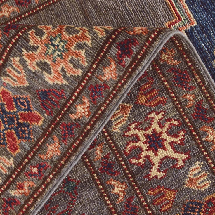 Detail image of 2' 9 x 8' 2 Hand Knotted Kazak Runner Rug