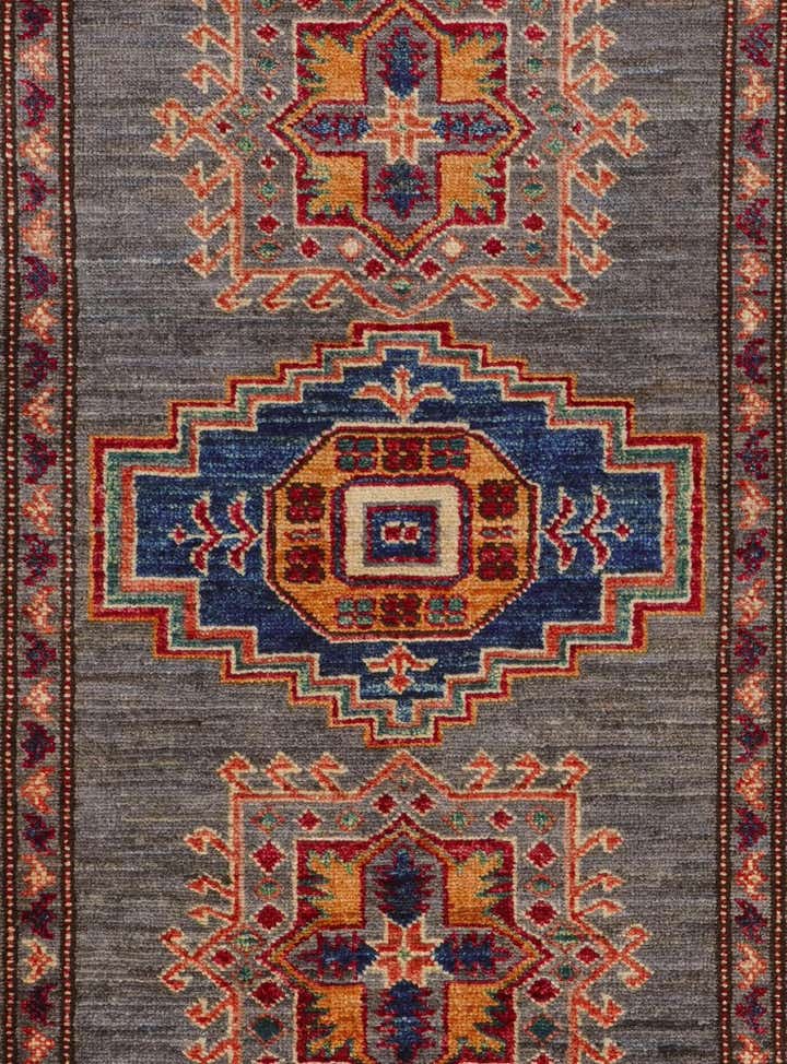 2' 9 x 8' 2 Hand Knotted Kazak Runner Rug