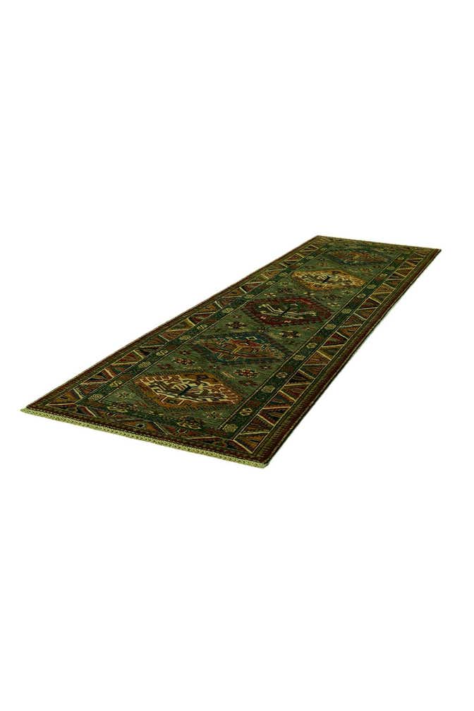 2' 8 x 9' 5 Hand Knotted Kazak Runner Rug