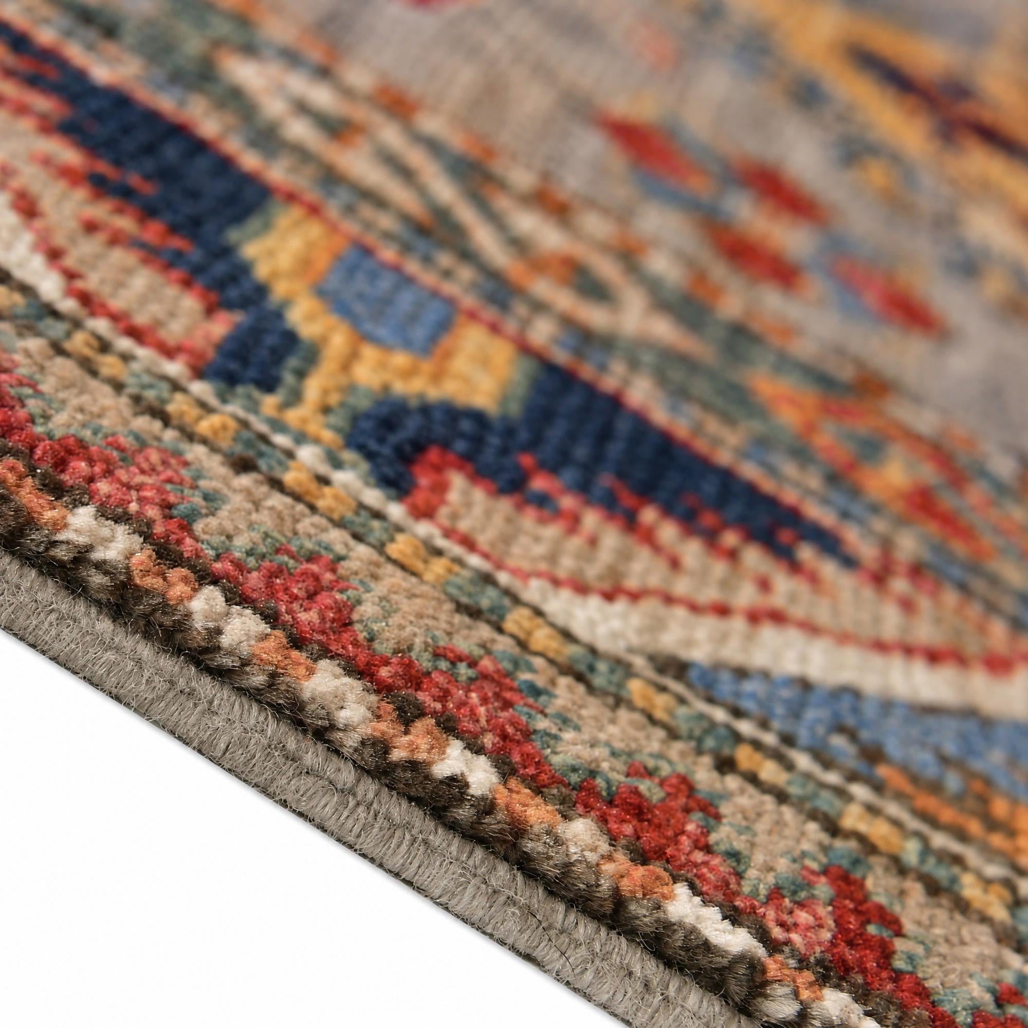 80cm x 285cm Hand Knotted Kazak Runner Rug
