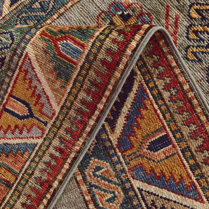 2' 8 x 9' 5 Hand Knotted Kazak Runner Rug