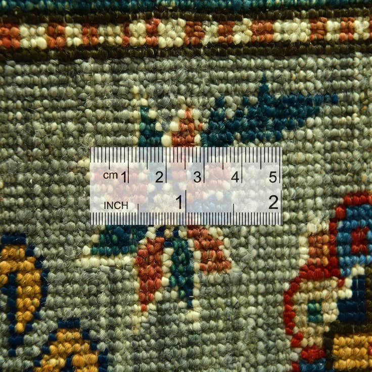 Detail image of 2' 8 x 9' 5 Hand Knotted Kazak Runner Rug