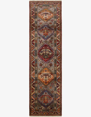 2' 8 x 9' 5 Hand Knotted Kazak Runner Rug