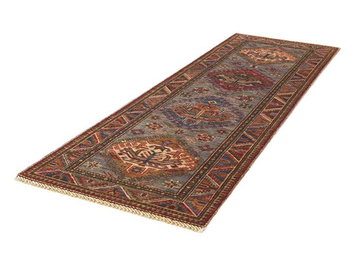 2' 6 x 7' 7 Hand Knotted Kazak Runner Rug