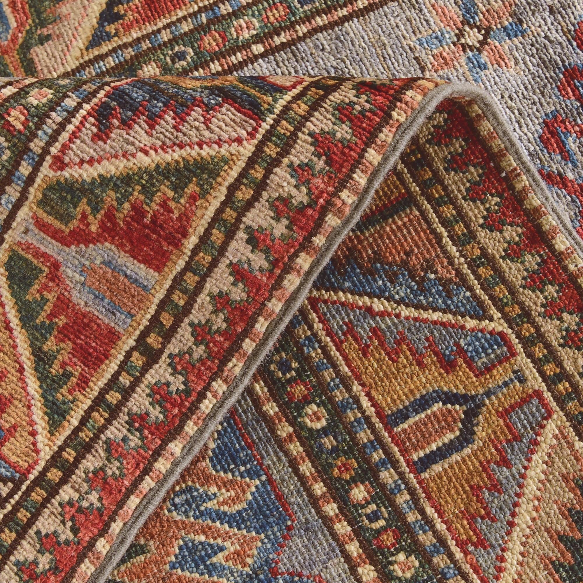 2' 6 x 7' 7 Hand Knotted Kazak Runner Rug