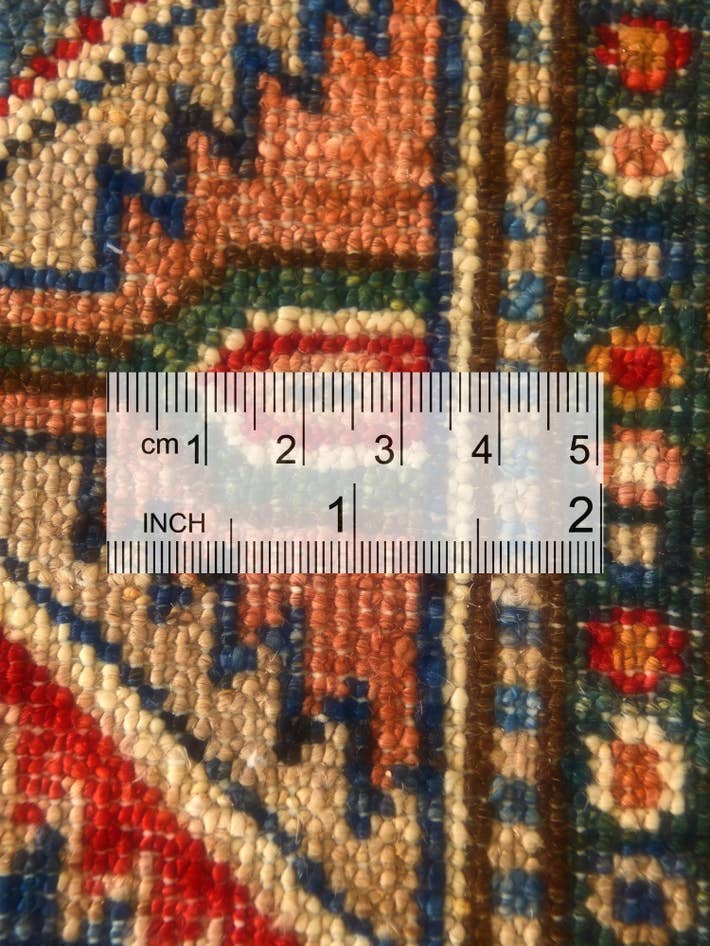 Detail image of 2' 6 x 7' 7 Hand Knotted Kazak Runner Rug