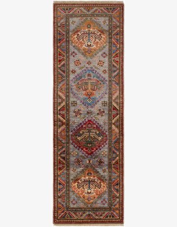 2' 6 x 7' 7 Hand Knotted Kazak Runner Rug