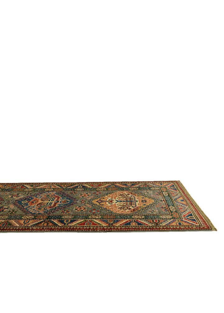 2' 9 x 9' 6 Hand Knotted Kazak Runner Rug