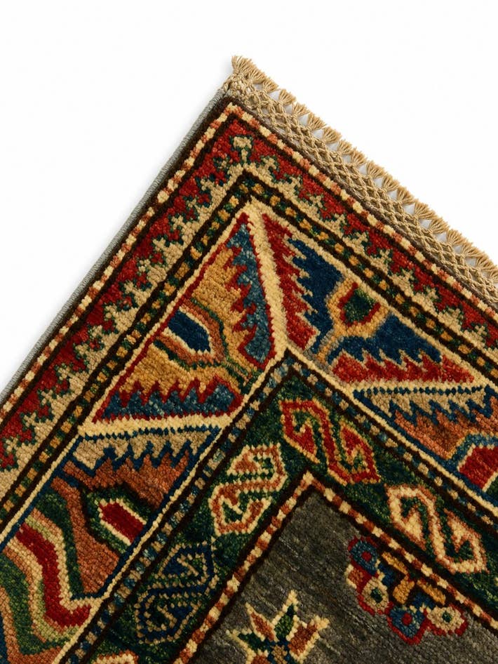 Detail image of 2' 9 x 9' 6 Hand Knotted Kazak Runner Rug