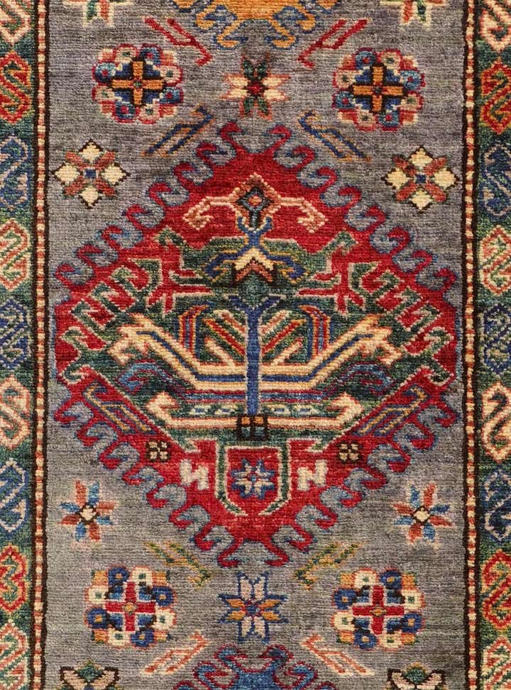 2' 9 x 9' 6 Hand Knotted Kazak Runner Rug