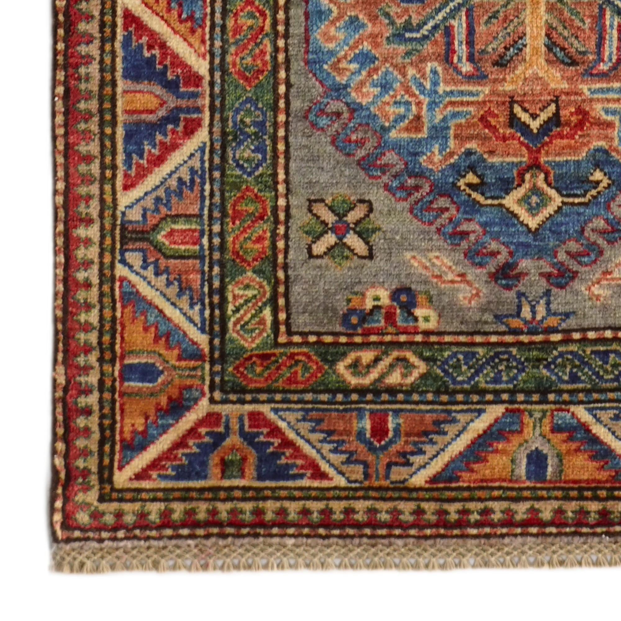 2' 9 x 9' 6 Hand Knotted Kazak Runner Rug