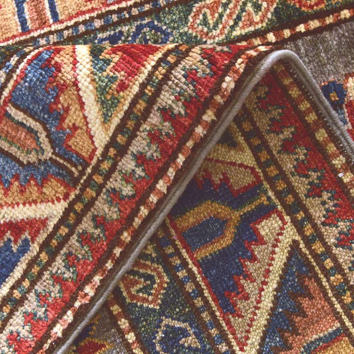 2' 9 x 9' 6 Hand Knotted Kazak Runner Rug