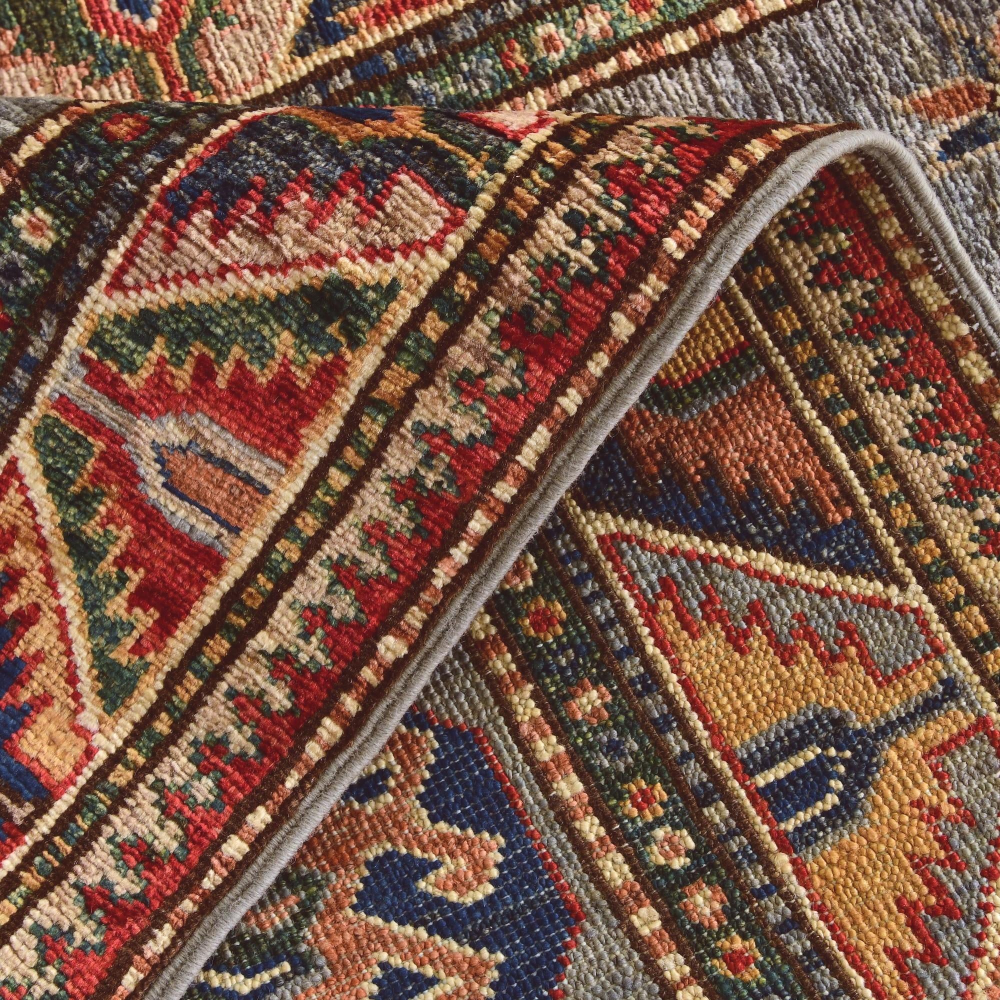 2' 6 x 7' 10 Hand Knotted Kazak Runner Rug