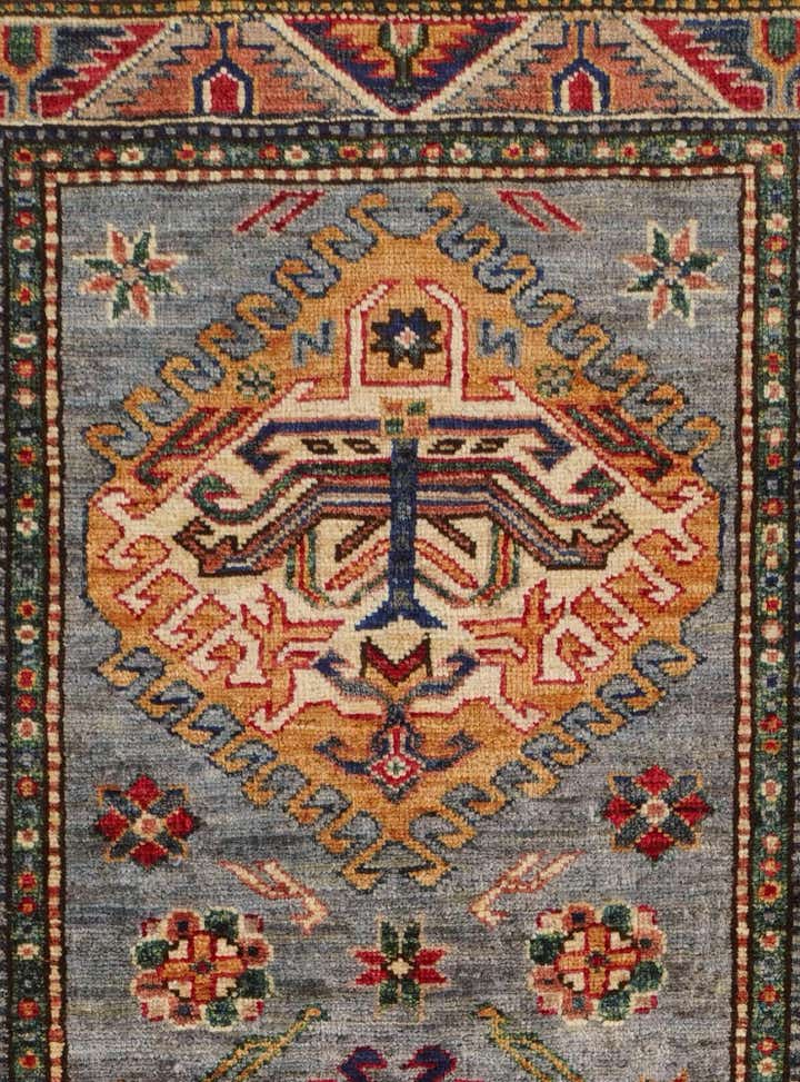 2' 6 x 7' 10 Hand Knotted Kazak Runner Rug