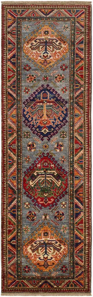 2' 6 x 7' 10 Hand Knotted Kazak Runner Rug