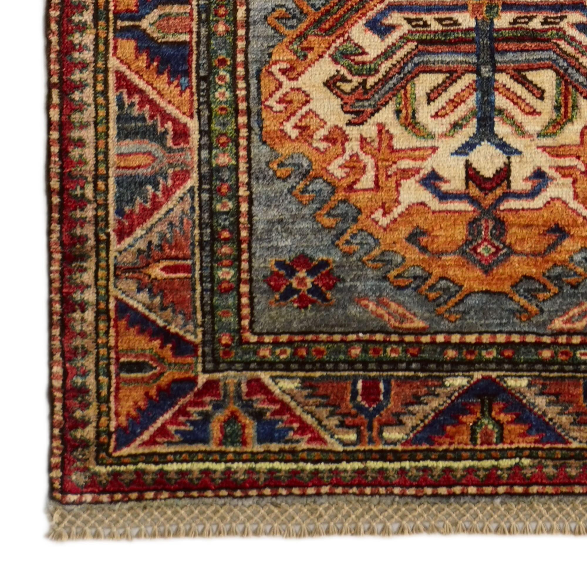 2' 7 x 7' 10 Hand Knotted Kazak Runner Rug