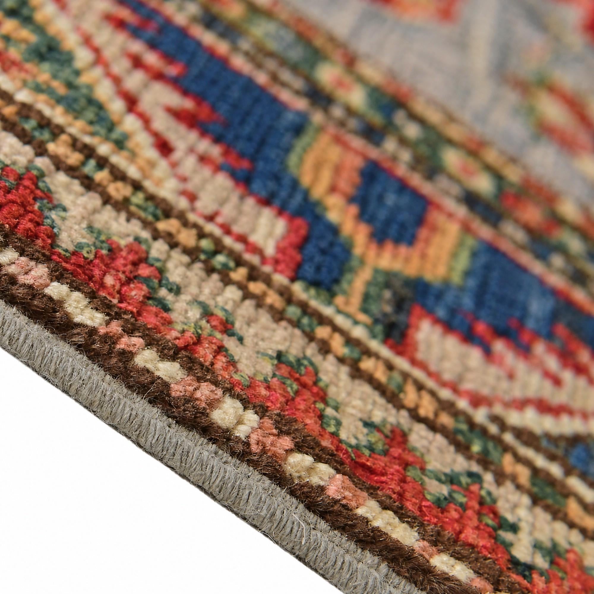 80cm x 240cm anudado a mano Kazak Alfombra Pasillera
