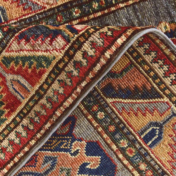 2' 7 x 7' 10 Hand Knotted Kazak Runner Rug