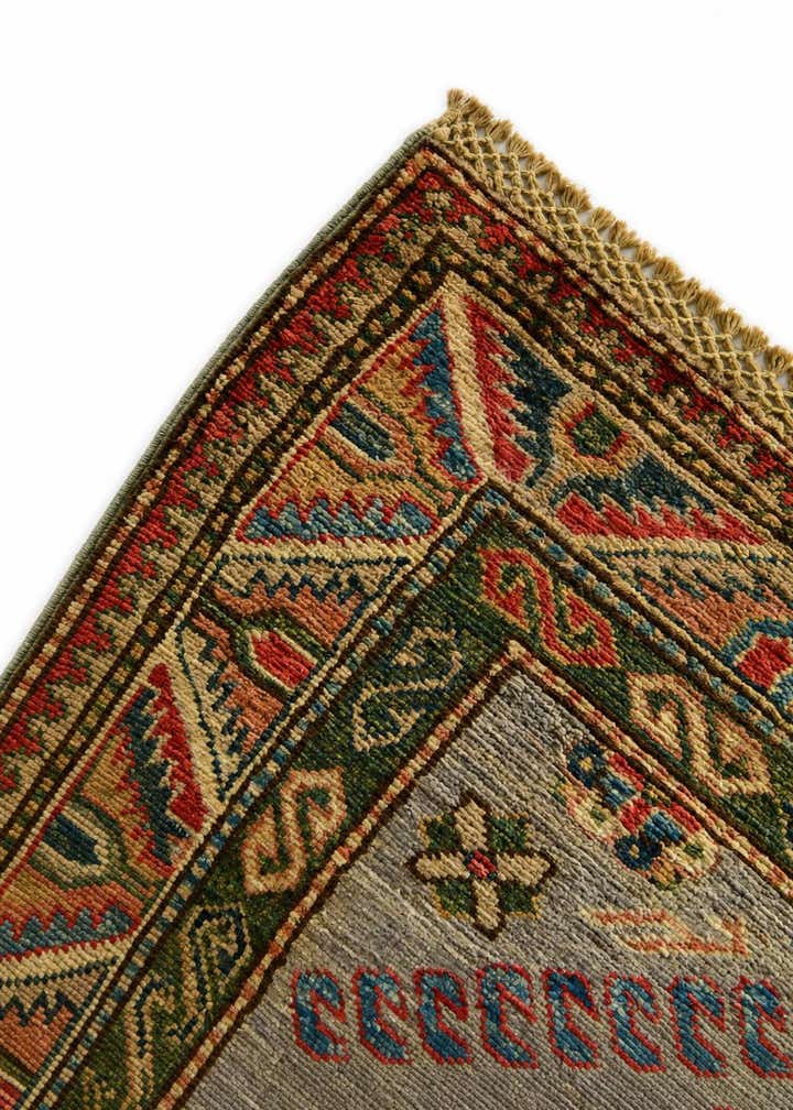 2' 7 x 9' 1 Hand Knotted Kazak Runner Rug