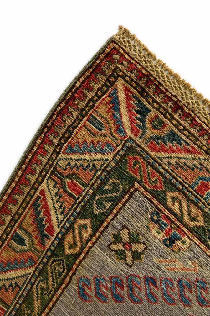 2' 7 x 9' 1 Hand Knotted Kazak Runner Rug