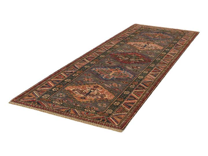 2' 10 x 8' Hand Knotted Kazak Runner Rug