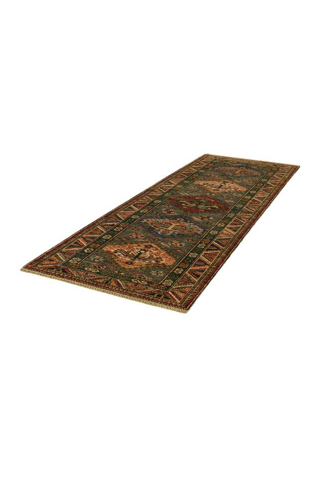 Detail image of 2' 10 x 8' Hand Knotted Kazak Runner Rug