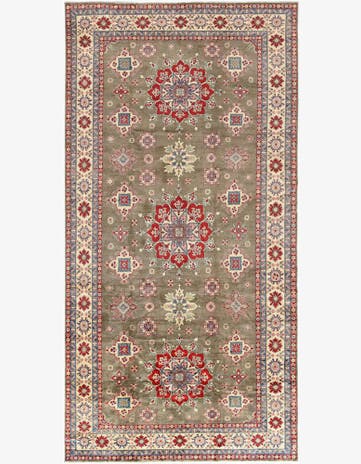 10' 1 x 19' 9 Hand Knotted Kazak Runner Rug