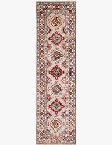 2' 8 x 9' 9 Hand Knotted Kazak Runner Rug