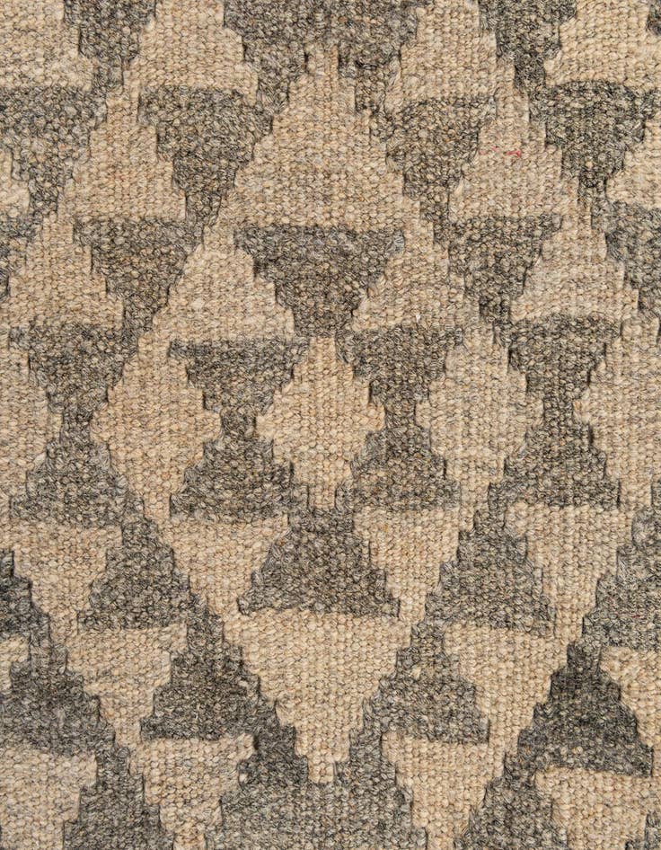 Detail image of 2' 9 x 9' 8  Hand Woven Kilim Maymana Wool Runner Rug