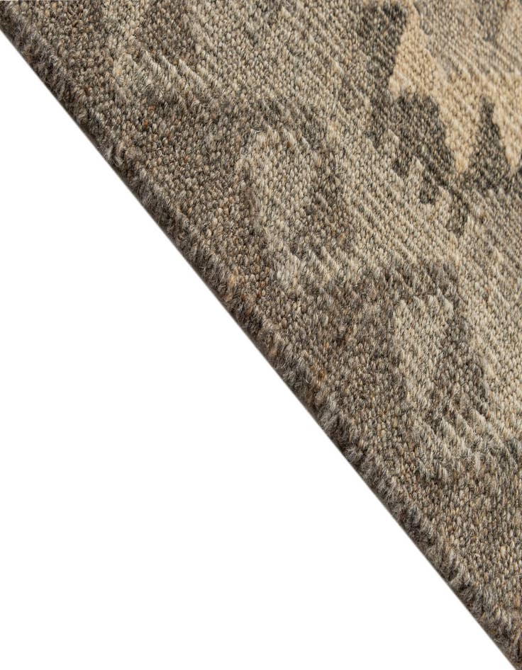 Detail image of 2' 9 x 9' 8  Hand Woven Kilim Maymana Wool Runner Rug