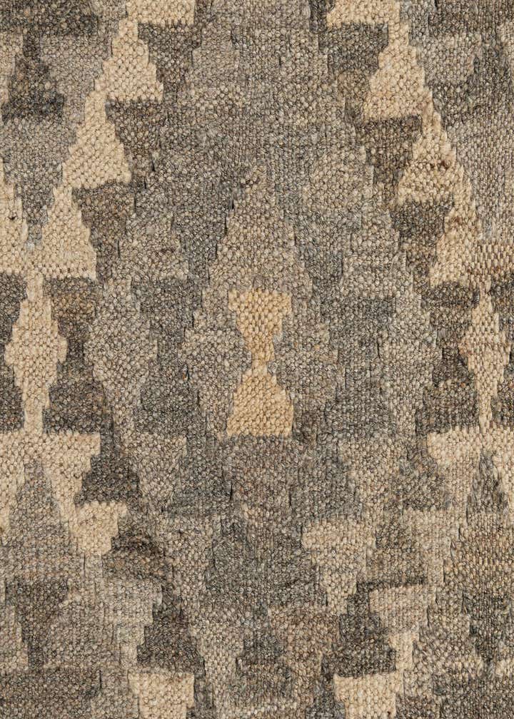 2' 9 x 9' 8 Hand Woven Kilim Maymana Wool Runner Rug
